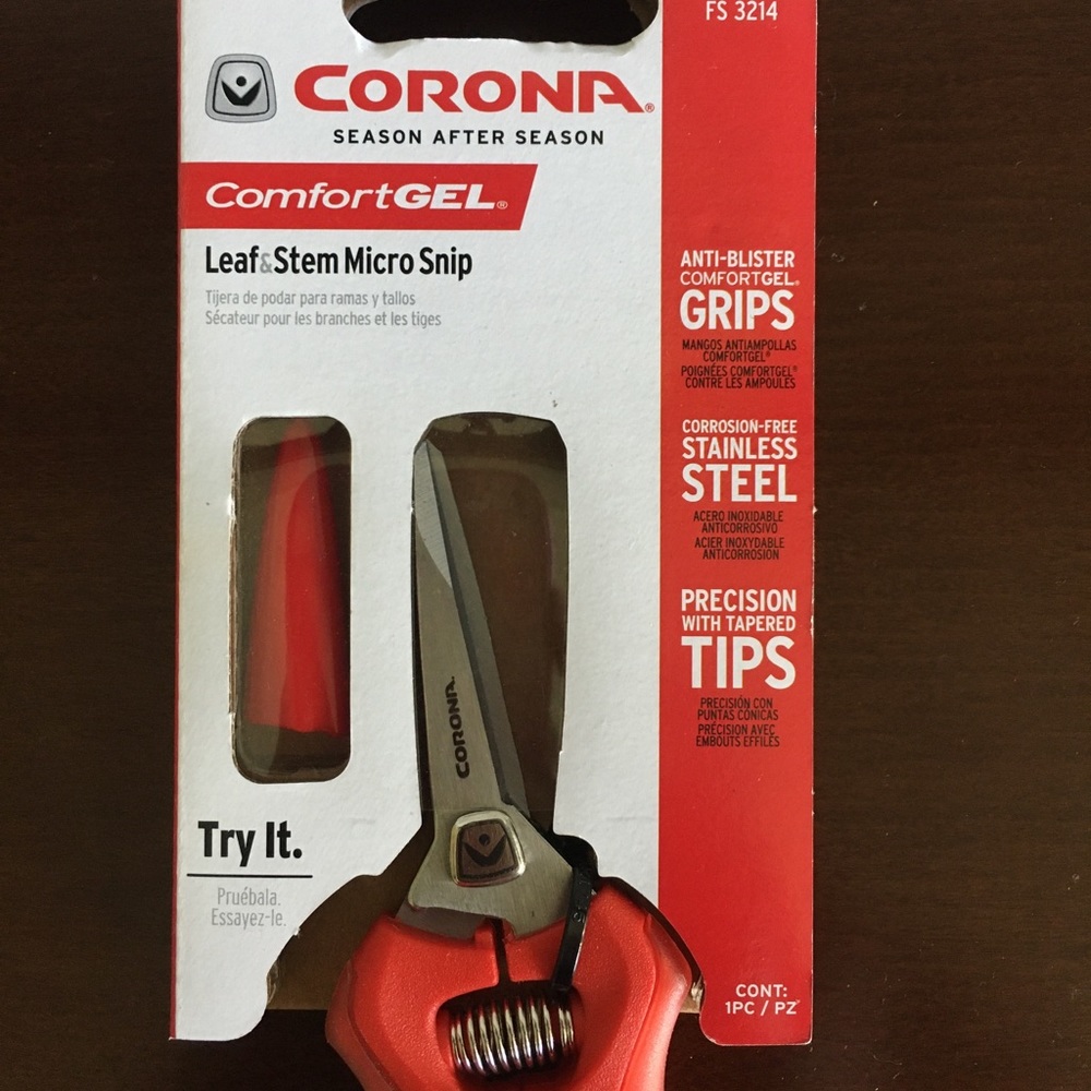 Corona ComfortGEL Leaf & Stem Micro Snips New